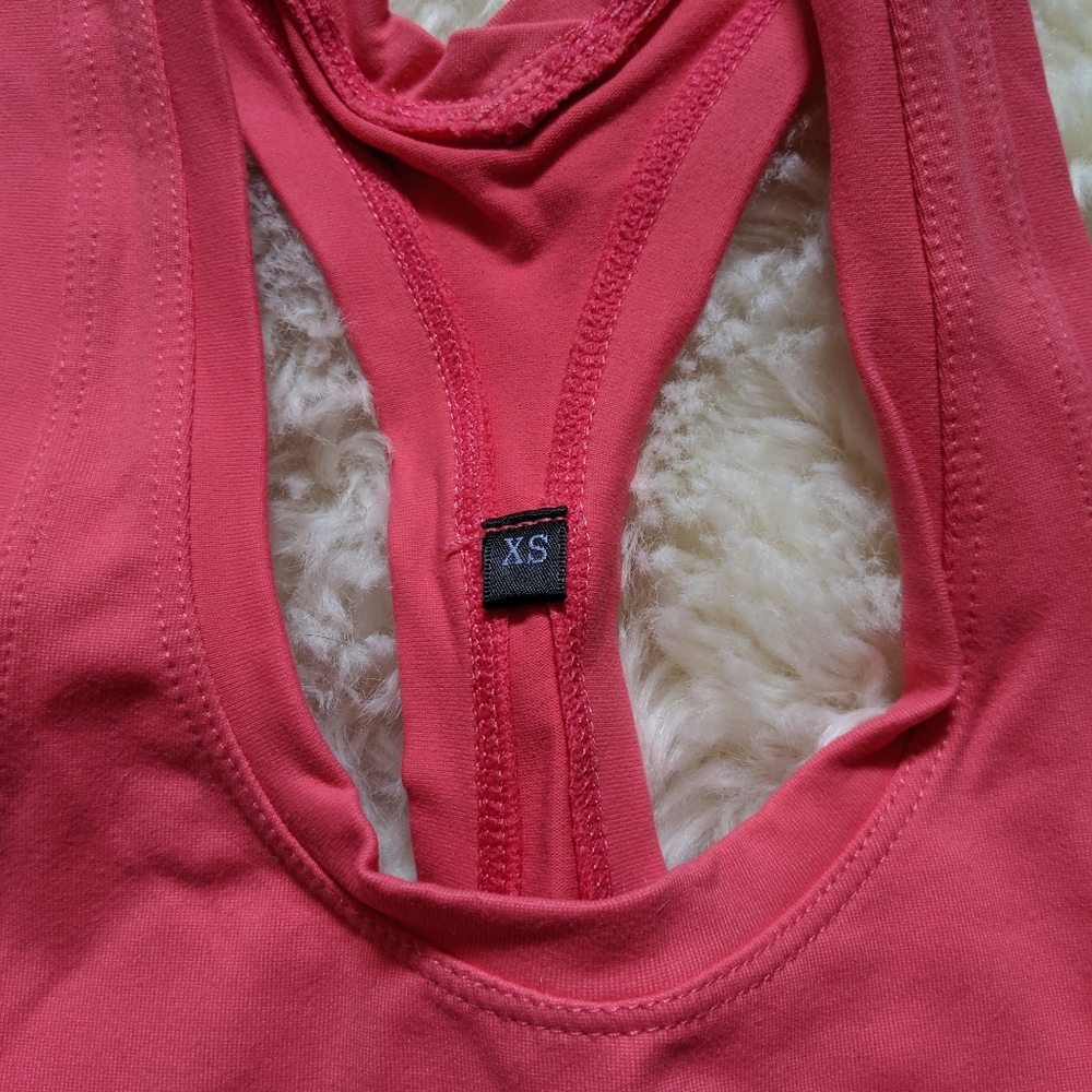 Hot Pink Ever Forward Racer Tank Top - Picture 2 of 4